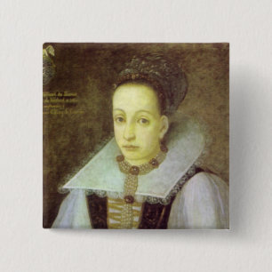 Badge Carré 5 Cm Bouton de comtesse de sang