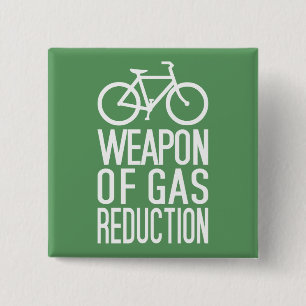 Badge Carré 5 Cm Bouton de couleur personnalisée de vélo