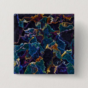 Badge Carré 5 Cm Bouton de coupe d'huile