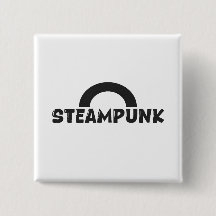 Bouton de design minimaliste Steampunk