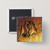 Badge Carré 5 Cm Bouton de DragonFire (Devant & derrière)