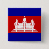 Bouton de drapeau du Cambodge