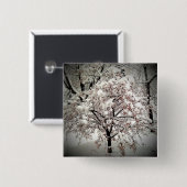 Badge Carré 5 Cm Bouton de FirstSnow 65 (Devant & derrière)