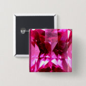 Badge Carré 5 Cm Bouton de grésillement (Devant & derrière)