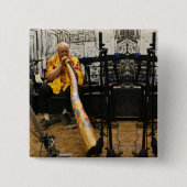 Badge Carré 5 Cm Bouton de guérison de Didge (Devant)