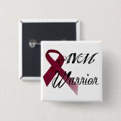 Badge Carré 5 Cm Bouton de guerrier d'AVM (Devant & derrière)