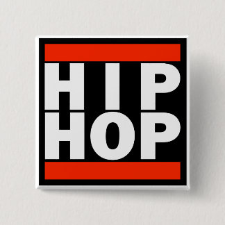 Badge Carré 5 Cm Bouton de HIP HOP