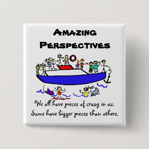 Badge Carré 5 Cm Bouton de jeu de chasse au trésor à photographie