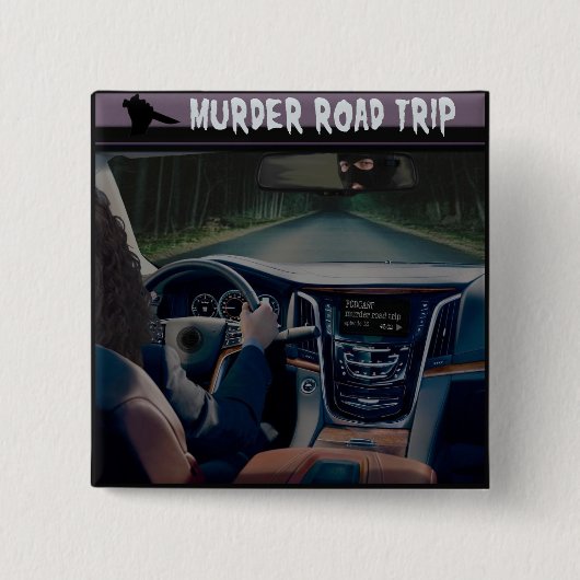 Badge Carré 5 Cm Bouton de logo de MRT (Devant)