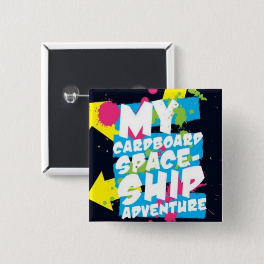 Badge Carré 5 Cm Bouton de MCSA (Devant & derrière)