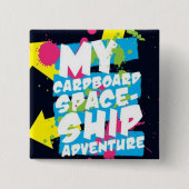 Badge Carré 5 Cm Bouton de MCSA (Devant)