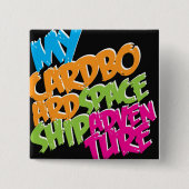 Badge Carré 5 Cm Bouton de MCSA (Devant)