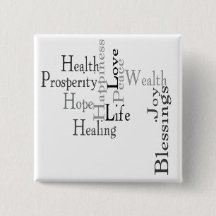 Badge Carré 5 Cm Bouton de motivation 4