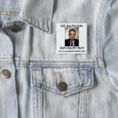 BADGE CARRÉ 5 CM BOUTON DE NADER (En situation)