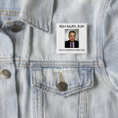 BADGE CARRÉ 5 CM BOUTON DE NADER 08 (En situation)