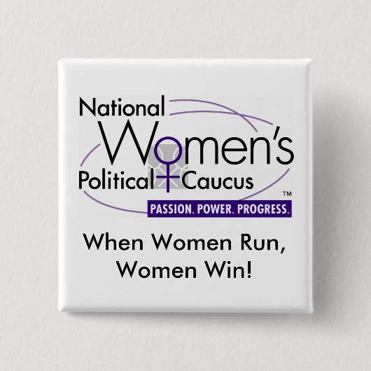 Badge Carré 5 Cm Bouton de NWPC (Devant)