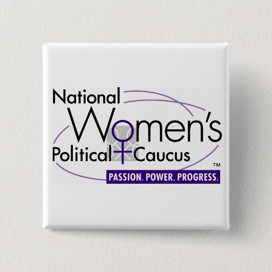 Badge Carré 5 Cm Bouton de NWPC (Devant)