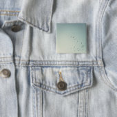 Badge Carré 5 Cm Bouton de Partakers (En situation)