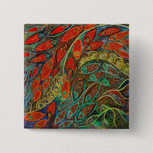 Badge Carré 5 Cm bouton de porte giratoire (peinture)