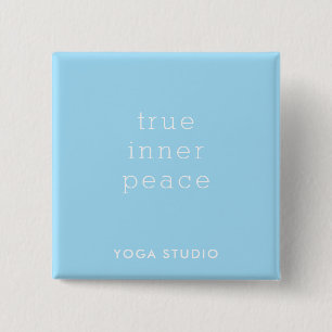 Badge Carré 5 Cm Bouton de promotion du studio de yoga True Inner P