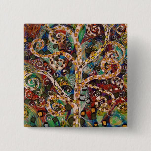 Badge Carré 5 Cm bouton de renouvellement (peinture)