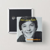 Badge Carré 5 Cm Bouton de Richie (Devant & derrière)