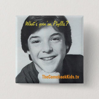 Badge Carré 5 Cm Bouton de Richie