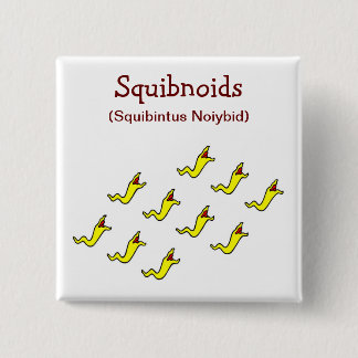 Badge Carré 5 Cm Bouton de Squibnoids