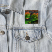 Badge Carré 5 Cm Bouton d'eau large (En situation)