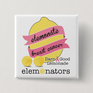 Badge Carré 5 Cm Bouton d'Elemonators