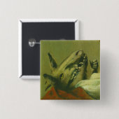 Badge Carré 5 Cm Bouton Démon Bébé (Devant & derrière)