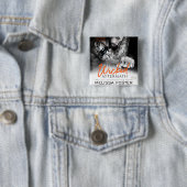 Badge Carré 5 Cm Bouton des mauvaises conséquences (En situation)