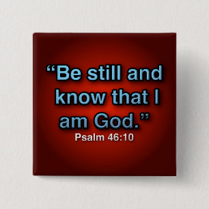 Badge Carré 5 Cm Bouton Dieu - Carré