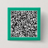 Badge Carré 5 Cm Bouton d'informations d'analyse de code QR personn (Devant)