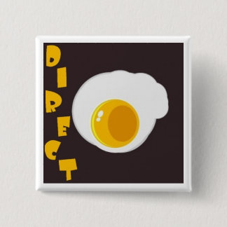 Badge Carré 5 Cm Bouton d'oeufs de DS