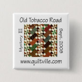 Badge Carré 5 Cm Bouton d'OTR (Devant)