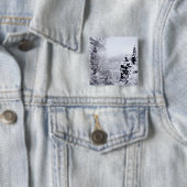 Badge Carré 5 Cm Bouton du lac Nojiri (En situation)