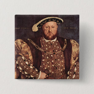 Badge Carré 5 Cm Bouton du Roi Henry VIII