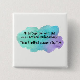 Badge Carré 5 Cm Bouton du sud de raffinage de dame