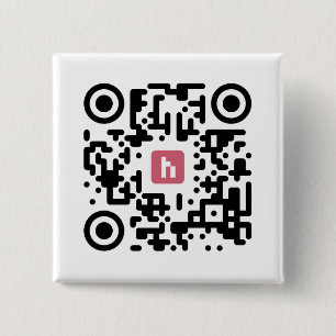 Badge Carré 5 Cm Bouton Holotag AR