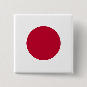 Badge Carré 5 Cm Bouton Indicateur Japon