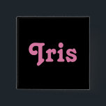 Badge Carré 5 Cm Bouton Iris<br><div class="desc">Bouton Iris</div>