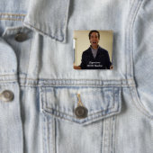 Badge Carré 5 Cm Bouton ISTE11 (En situation)