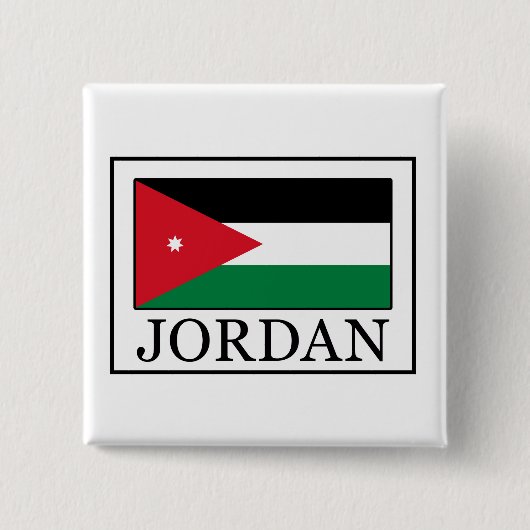 Badge Carré 5 Cm Bouton Jordanie (Devant)