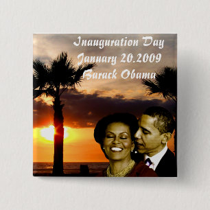 Badge Carré 5 Cm Bouton Jour d'ouverture 2009_