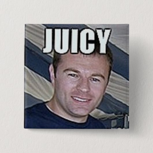 Badge Carré 5 Cm Bouton "juteux" de Solomon (Devant)