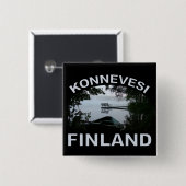 Badge Carré 5 Cm Bouton Konnevesi (Devant & derrière)