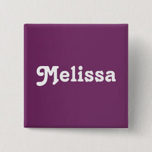 Badge Carré 5 Cm Bouton Melissa