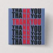 Badge Carré 5 Cm Bouton Merci Jesus (Devant)