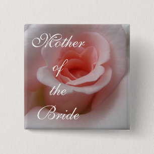 Badge Carré 5 Cm Bouton Mère de la mariée